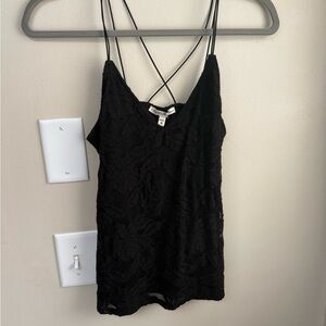 Express Black Lace Camisole Top